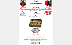 Stage Nihon Taï &amp; Taï Jitsu - 4 décembre 2011