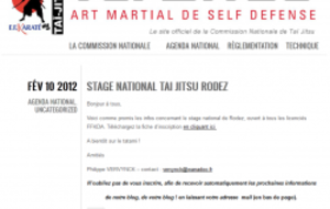 Nouveau site web officiel Taï-Jitsu