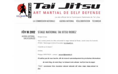 Nouveau site web officiel Taï-Jitsu